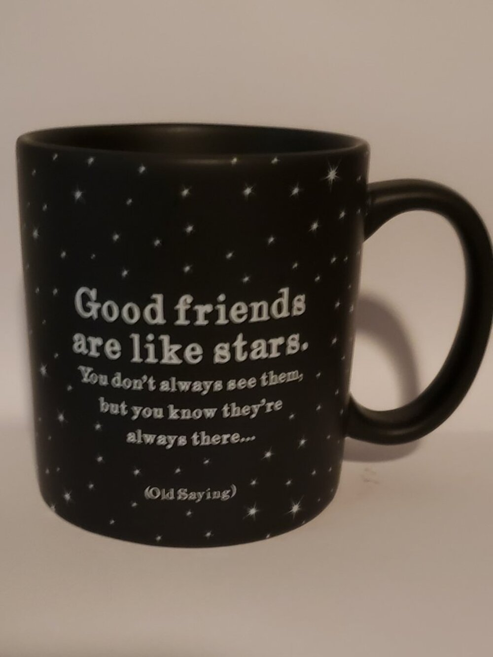 Good Friends Are Like Stars Quoteable Mug Friendship Inspirational Celestial